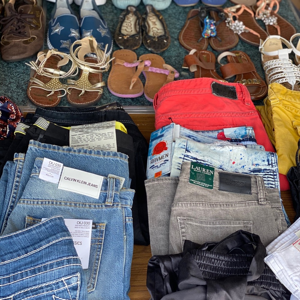 #Lot of designer clothing and shoes